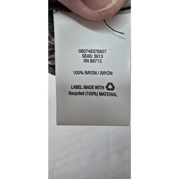 David Taylor Hawaiian Shirt Mens XL Black Cocktail Lobster Short Sleeve Button - Picture 3 of 6